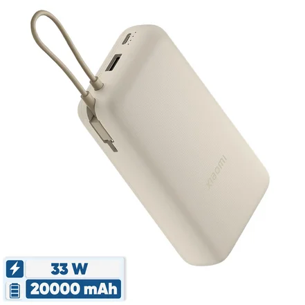 پاوربانک 33 وات شیائومی مدل PB2030MI ظرفیت 20000 میلی آمپر ساعت – گلوبال Xiaomi PB2030MI 33W Power Bank Capacity 20000 mAh - Global