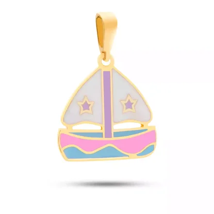 آویز طلا قایق