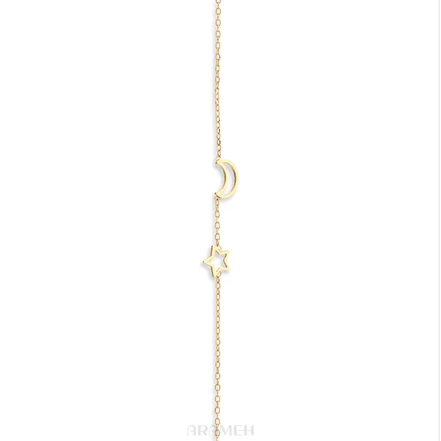 دستبند ماه و ستاره