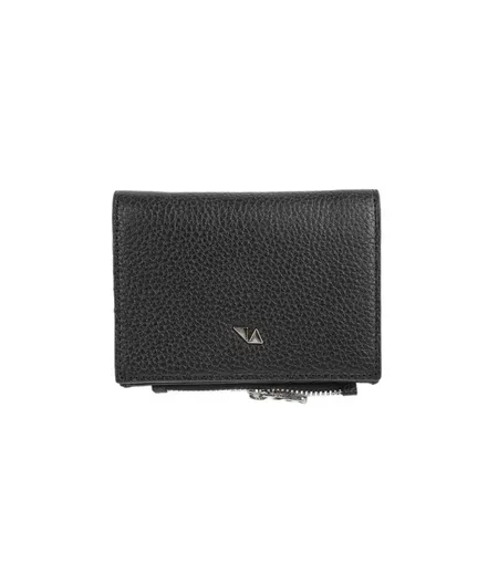 کیف پول زنانه چرم طبیعی چرم مشهد Mashad Leather مدل D5571|رنگ مشکی-بانی مد