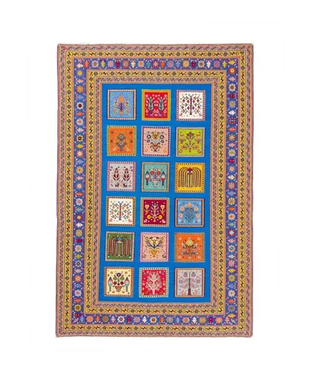 گلیم فرش دستباف الوان ذوالانواری kilim carpet (shiraz) - سایز تک سایز
