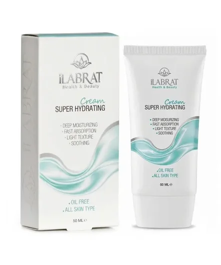 کرم آبرسان سوپر هیدریتینگ ایلابرت حجم 50 میلی لیتر - سایز 50ml