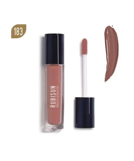 رژ لب مایع روبی سان Rubi Sun مدل Liquid Lipstick وزن 4.5 گرم|رنگ 183-گلبهی روشن-بانی مد