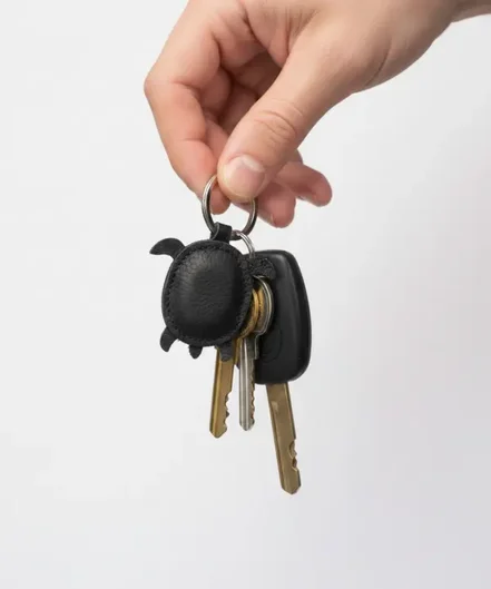 جاکلیدی چرم طبیعی نوین چرم Novin Charm مدل SKR0236 - سایز تک سایز