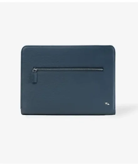 کیف کلاج مردانه چرم طبیعی چرم مشهد مدل O0135|رنگ سرمه‌ای-بانی مد