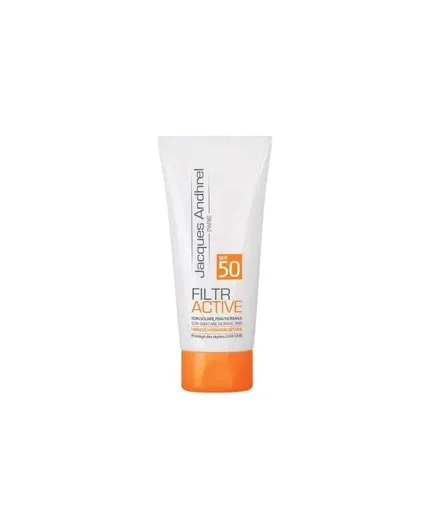 کرم ضد آفتاب+spf50 ژاک آندرل Jacques Andhrel مناسب پوست های خشک و معمولی 50 میلی لیتر|رنگ بژ-بانی مد