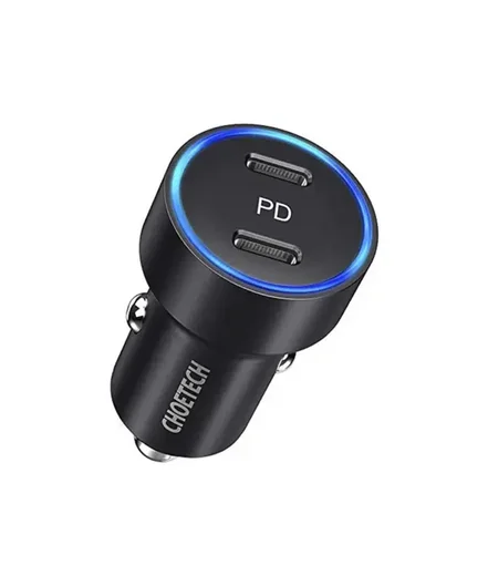 شارژر فندکی USB Type-C PD 36W چویتک Choetech مدل C0054|رنگ مشکی-بانی مد