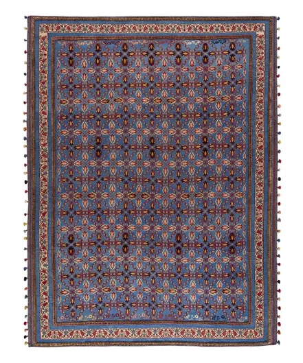 گلیم فرش شیرازآبی3 ذوالانواری 3155kilim carpet (shiraz) - سایز تک سایز