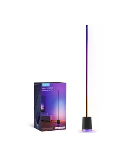 چراغ هوشمند اسپيكر دار گووي مدل Lyra RGBICWW Corner Floor Lamp Pro H6079|رنگ مشکی-بانی مد