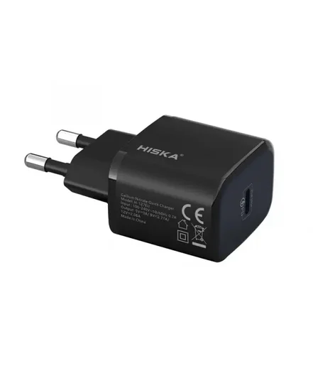 شارژر Gan هيسكا مدل H127GAN - سایز  گارانتی 12 ماهه هیسکا سرویس