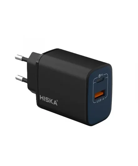 شارژر Gan هيسكا مدل H167GAN - سایز  گارانتی 12 ماهه هیسکا سرویس