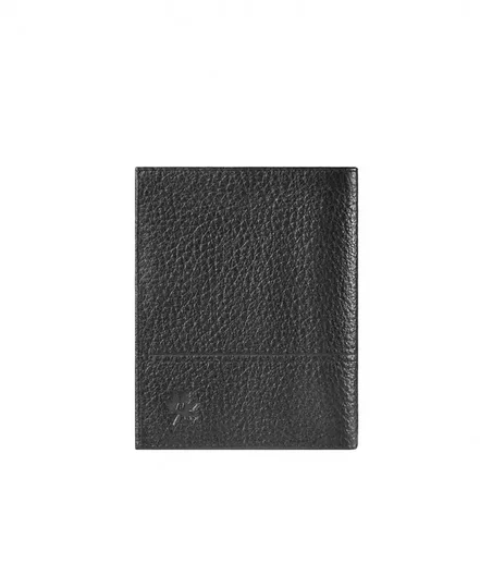 کیف پول چرم طبیعی نوین چرم Novin Leather مدل سه آلبوم اسرار|رنگ مشکی-بانی مد