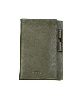 فولدر دفترچه چرم طبیعی اورز مدل NOTEBOOK