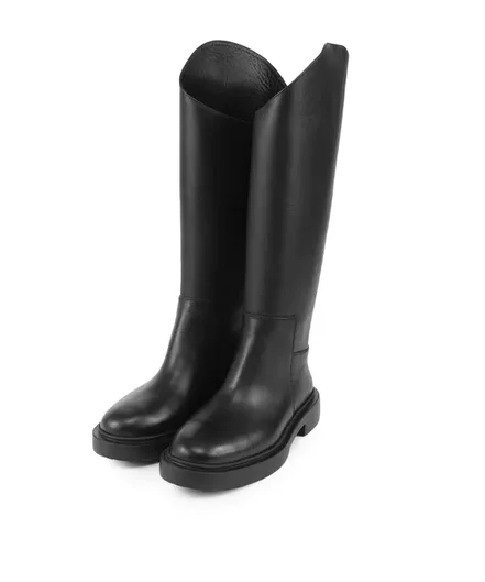 بوت زنانه چرم طبيعي چرم مشهد مدل J2802 - سایز 37