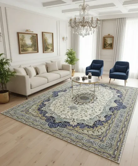 فرش ماشيني بريلنت كد HJ11764 - سایز تک سایز
