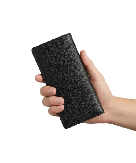 کیف کتی چرم طبیعی نوین چرم Novin Leather مدل وایلی|رنگ مشکی-بانی مد