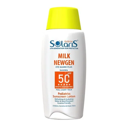 ضد آفتاب کودک spf 50 میلک نیوژن  100 میل آردن سولاریس