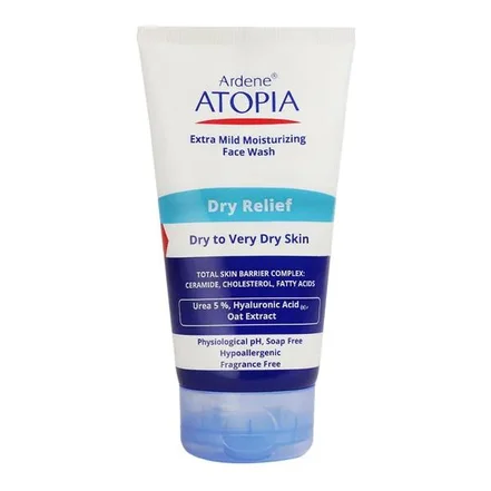شوینده صورت مرطوب کننده اوره 5% اتوپیا مدل Dry Relief آردن
