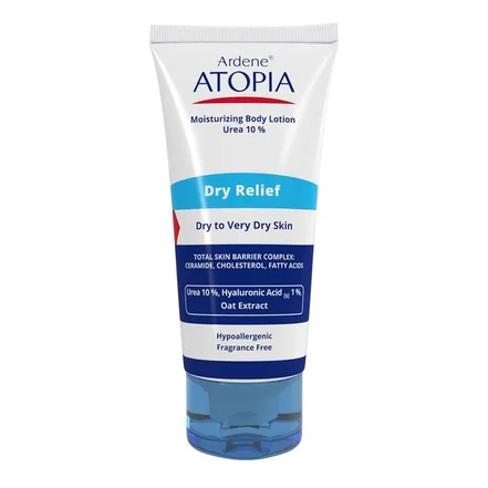 لوسیون بدن مرطوب کننده قوی اتوپیا  مدل Dry Relief آردن