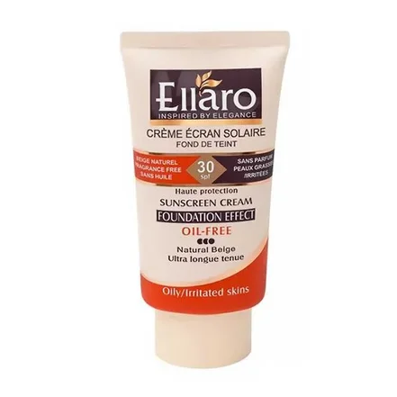 ضد آفتاب با پوشش کرم پودری مات کننده فاقد چربی بژ طبیعی SPF30 الارو