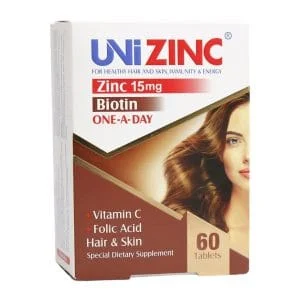 قرص یونی زینک 60 عددی ابیان دارو