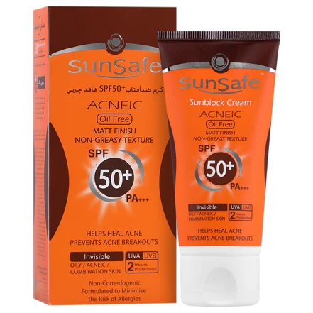 کرم ضد آفتاب آنتی آکنه SPF50