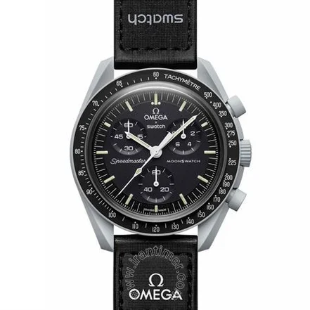 ساعت مچی مردانه زنانه سواچ(SWATCH) مدل MISSION TO THE MOON SO33M100