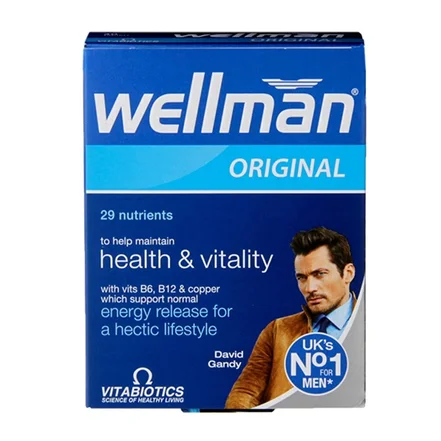 قرص مولتی ویتامین آقایان ول من ویتابیوتیکس Wellman Original