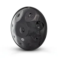 هنگ درام گرید A آرشا فولاد نیتراید مشکی براق ARSHA HANDPAN new nitride