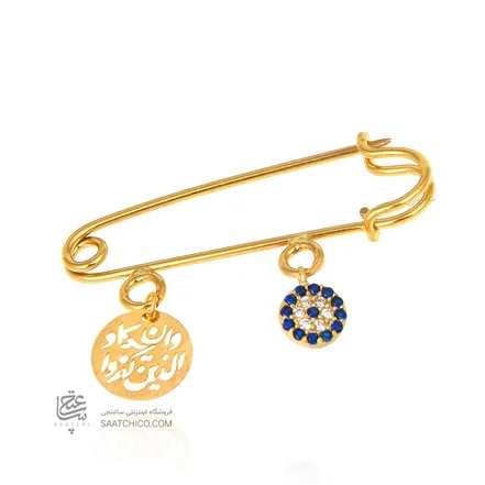 سنجاق سینه طلا کودک طرح وان یکاد کد KO101