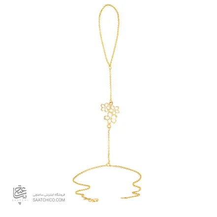 تمیمه طلا زنانه طرح سه گل کد LT412
