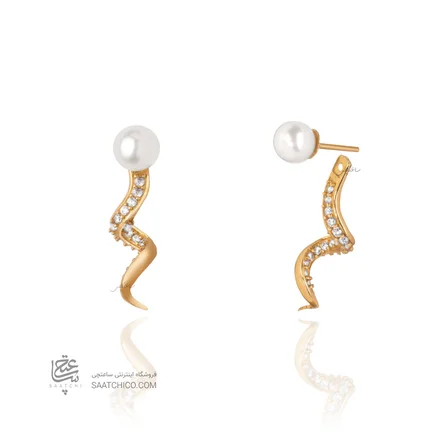 گوشواره طلا طرح غزال کد XE291