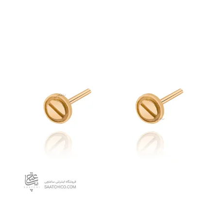 گوشواره طلا طرح کارتیه کد CE506