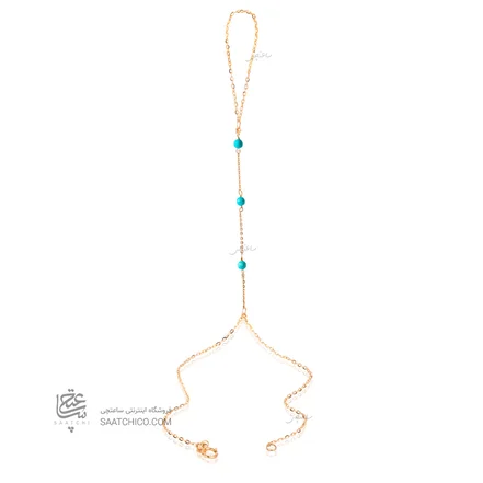 تمیمه طلا طرح فیروزه کد XT102
