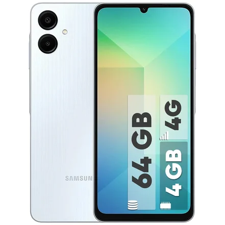 <em>گوشی</em> موبایل <em>سامسونگ</em> مدل Galaxy A06 دو سیم کارت ظرفیت 64 گیگابایت و رم 4 گیگابایت