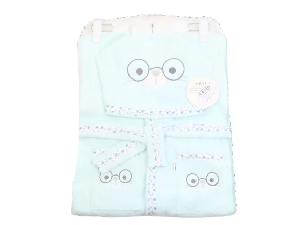 حوله تن پوش همراه با گوش پاک کن لیتل می little me