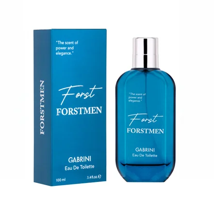 ادو تویلت مردانه گابرینی مدل FORSTMEN با نت‌های خنک و چوبی ماندگار حجم ۱۰۰ میل