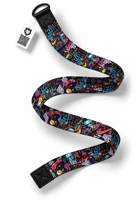 کمربند مردانه طرح دار کاستوم NIKE | همهمه