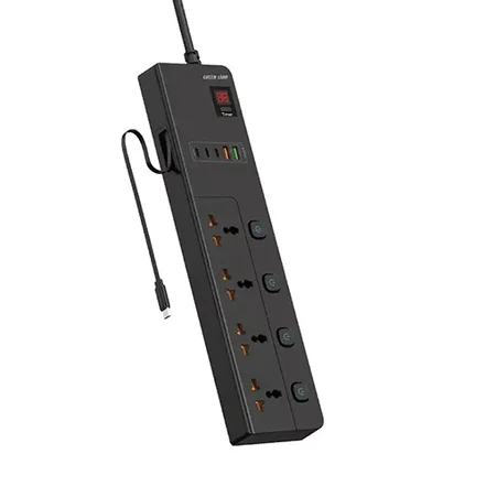 چندراهی و محافظ برق 3 متری گرین لاین مدل Green Lion GS-900 Power Socket 3500W – دومانا