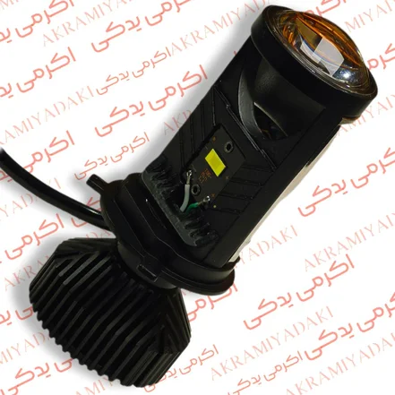 هدلایت لنزدار T9 PRO MAX پایه H4 لنزو دارای حالت سو بالا و پایین کد 2564812