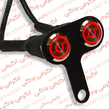 کلید پرژکتور و هالوژن یویو (2 زون) بسته 1 عددی کد 01354577