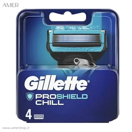 تیغ یدک ژیلت مدل PROSHIELD CHILL