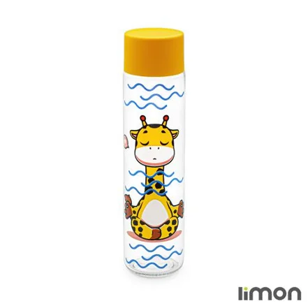 بطری آب استوانه ای لیمون سایز کوچک 1726