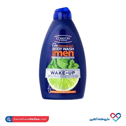 شامپو بدن ژلی مردانه کامان مدل Wake up