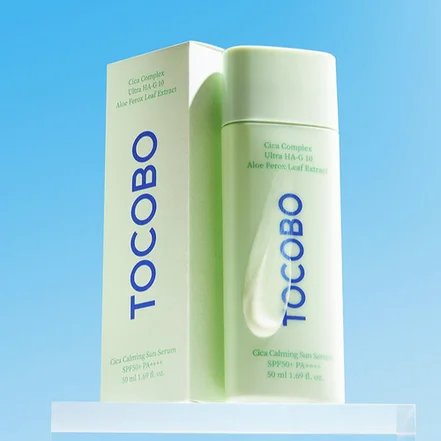 ضد آفتاب کرمی توکوبو سیکا کالمینگ SPF50 Cica Complex Ultra Ha-g 10 Aloe Forex Leaf Extract