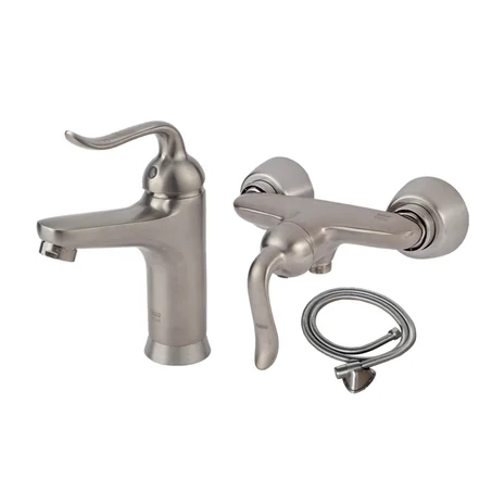 ست شیرآلات کسری مدل رابین مجموعه 3 عددی کروم مات