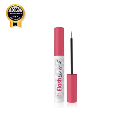 خط چشم مویی گلدن رز Golden rose اورجینال مدل Flash Liner رنگ Pink blaze