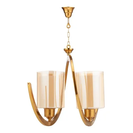 لوستر دو شعله زیمادور مدل شاین کد ZD-01