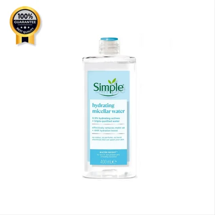 میسلارواتر سیمپل Simple اورجینال پوست خشک حجم 400 میل
