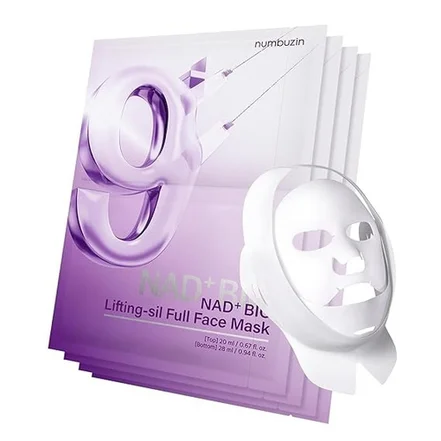 ماسک صورت نامبوزین شماره 9 بایو لیفتینگ NAD+BIO (Numbuzin No.9 NAD+ Bio Lifting Mask) | پک 4 عددی